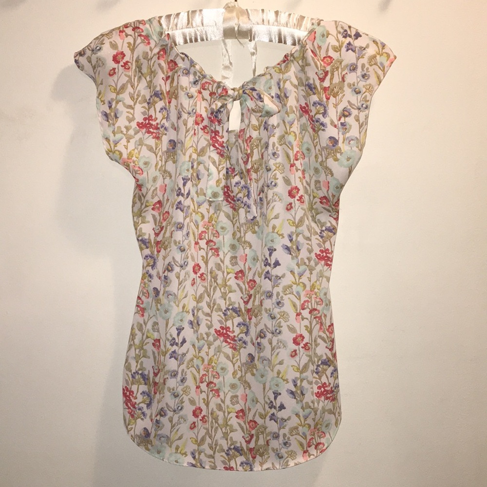 Lauren Conrad floral blouse